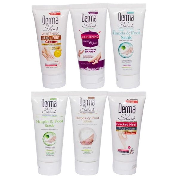 Derma Shine Manicure & Pedicure Kit 70g (Pack of 6)